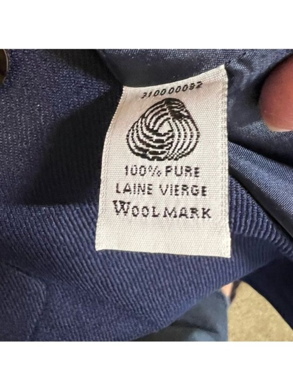 Pendleton Women’s Wool Blazer Vintage Size 10 Blue Button Accents Missing Button - Picture 5 of 6
